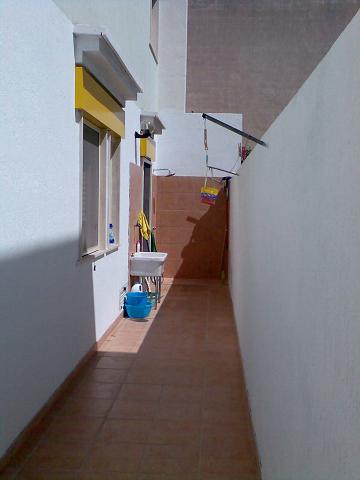 Veranda con doccia esterna