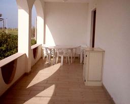 Veranda con vista panoramica